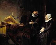The Mennonite Preacher Anslo and his Wife Rembrandt